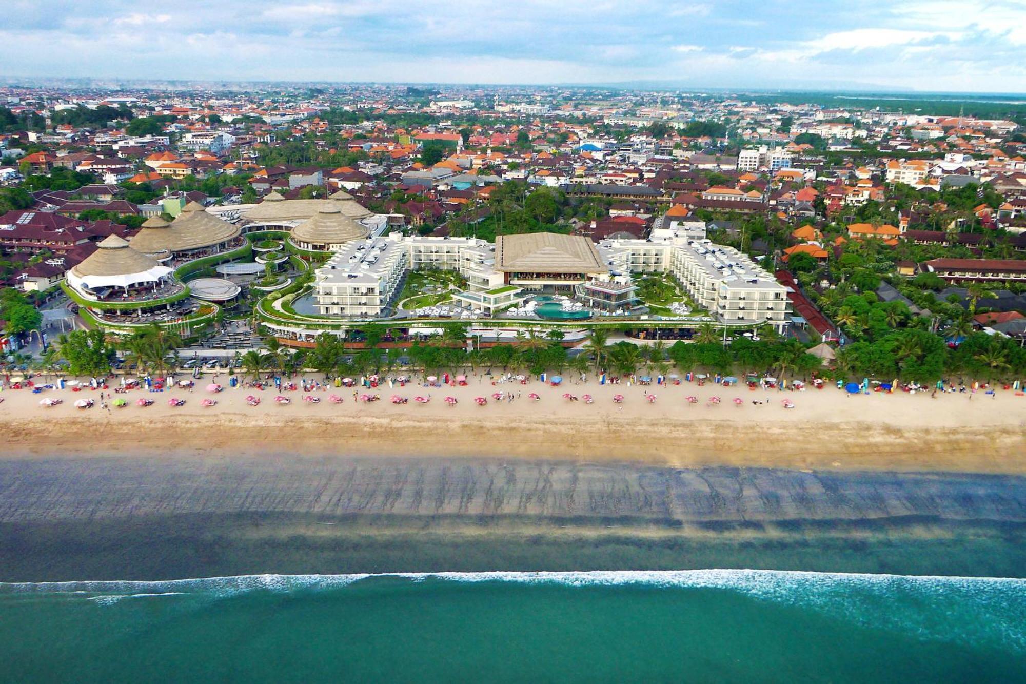 Sheraton Bali Kuta Resort Εξωτερικό φωτογραφία Aerial view of the resort
