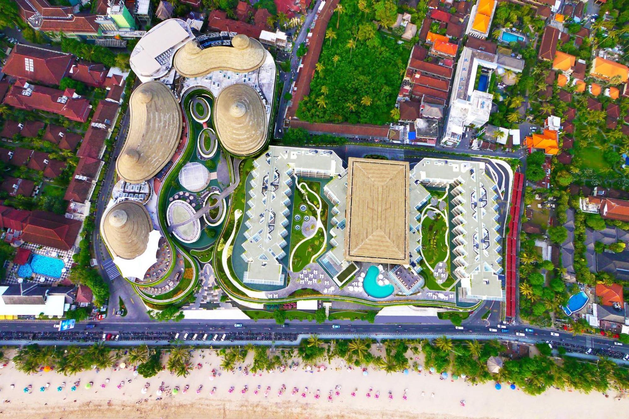 Sheraton Bali Kuta Resort Εξωτερικό φωτογραφία Aerial view of the resort